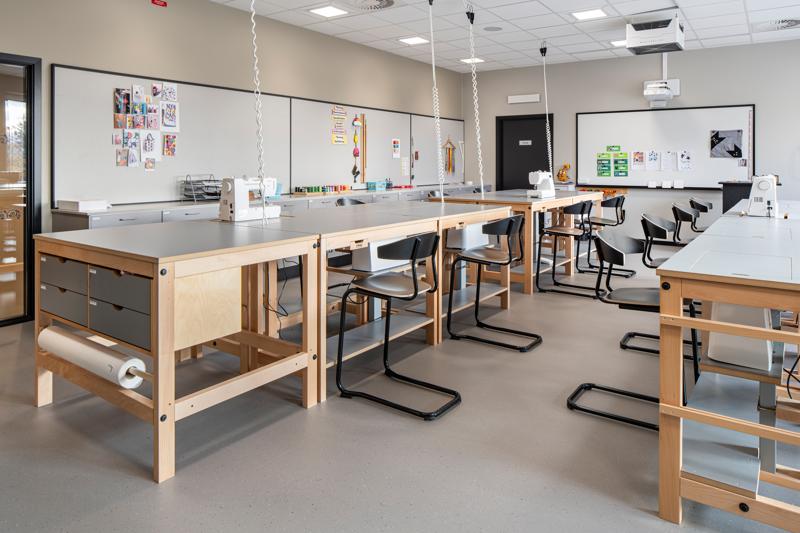 DLW Linoleum - Renshammarskolan, Sweden