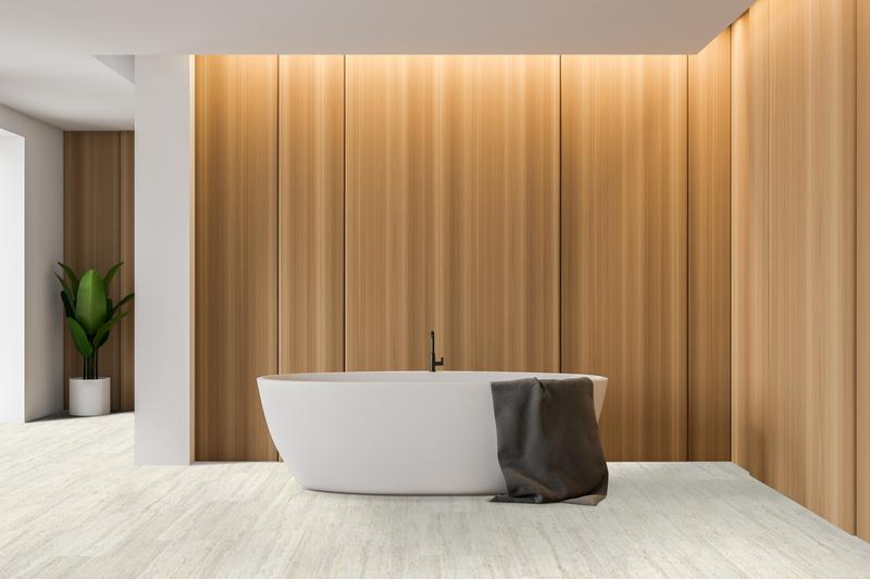 travertin ivory bahtroom