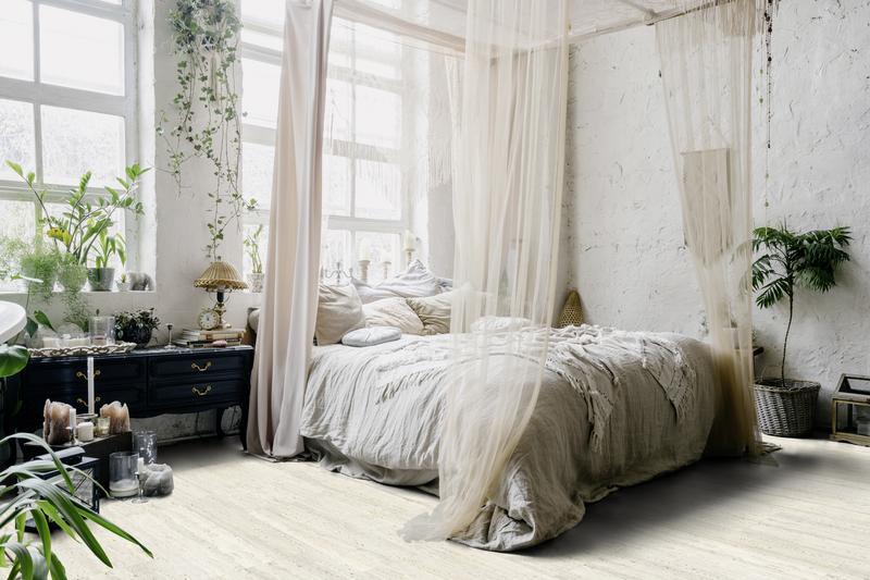 travertin ivory bedroom